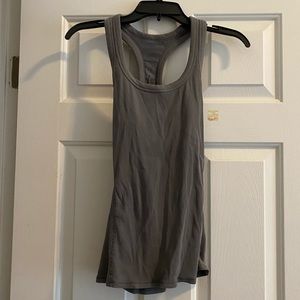 ALO grey tank with built in bra